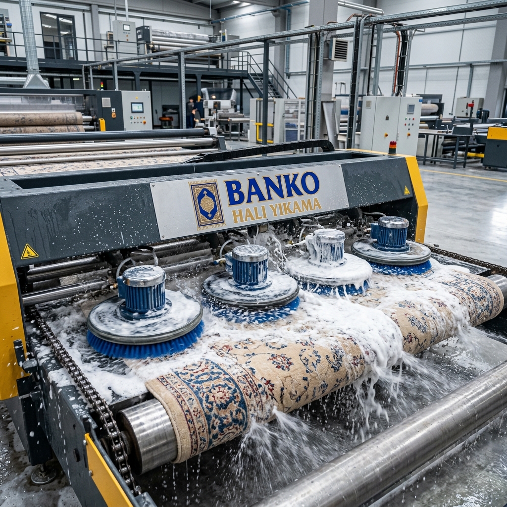 Banko Halı Yıkama Bantlı Yıkama